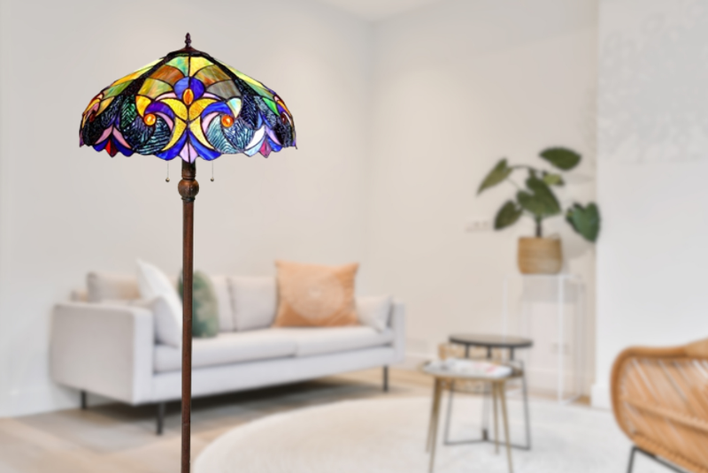 Tiffany Floor Lamps - Stained Glass Floor Lamps