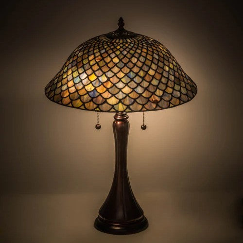 Tiffany Seaside Lamps - Coastal Stained Glass Lamps