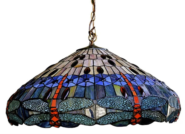 Dragonflies: Chloe Hanging Dragonfly Pendant Lamp
