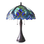 Chloe Amor Green Victorian Table Lamp