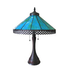 Chloe Mila Turquoise Table Lamp