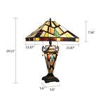 Chloe Vincent Double Lit Table Lamp