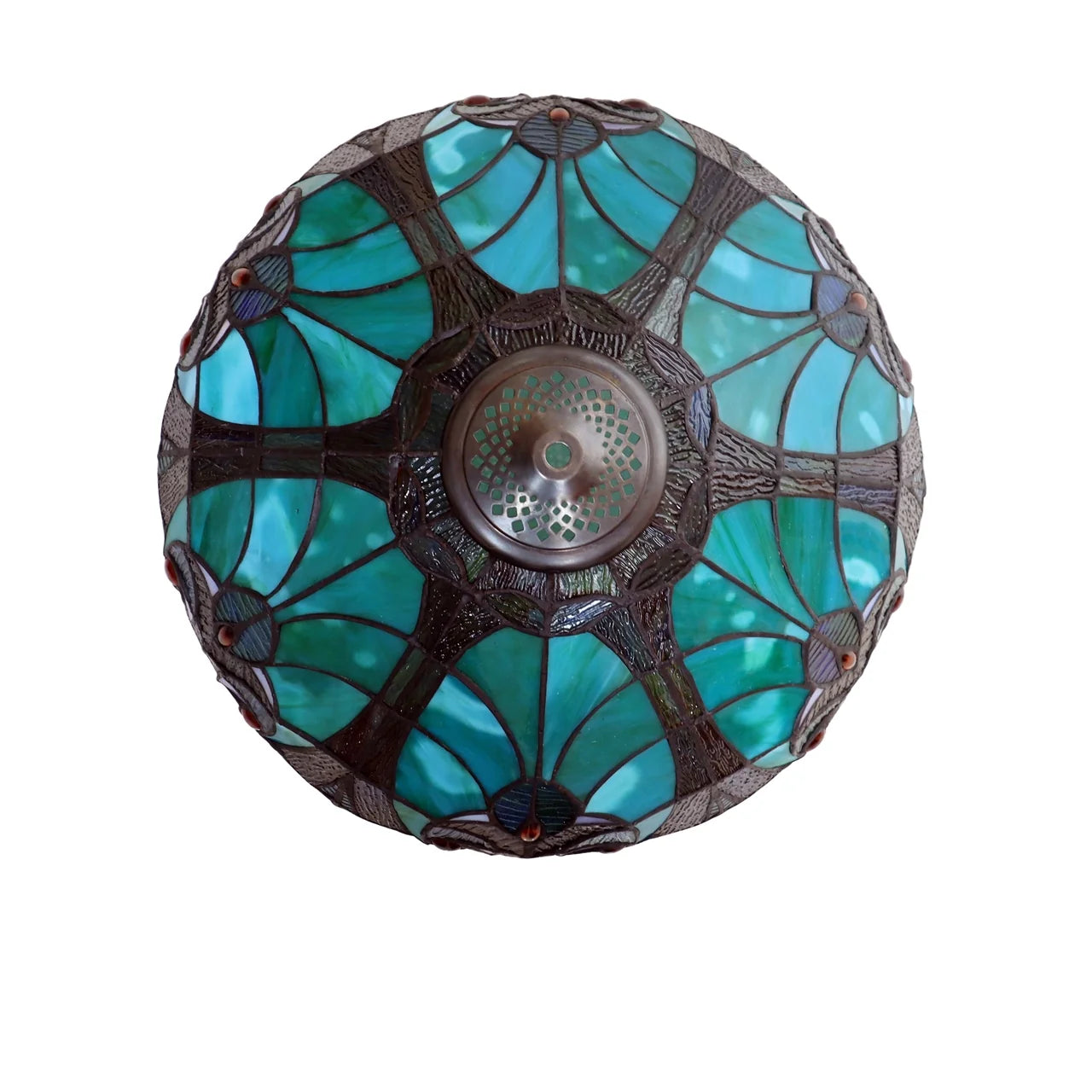 Chloe Liaison Emerald Double Lit Table Lamp