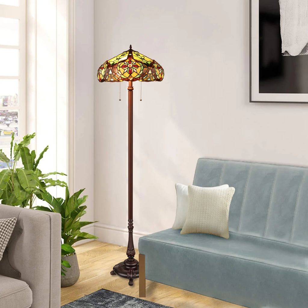 Chloe Cora Victorian 2-Light Floor Lamp