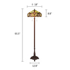 Chloe Cora Victorian 2-Light Floor Lamp