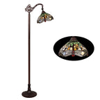 Dragonflies: Chloe Anisoptera Purity Reading Floor Lamp