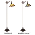 Dragonflies: Chloe Anisoptera Purity Reading Floor Lamp