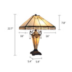 Chloe Theros Double Lit Table Lamp