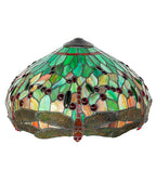 24.5"H Tiffany Hanginghead Dragonfly Table Lamp