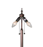 Meyda Tiffany Pinecone Mission Floor Lamp
