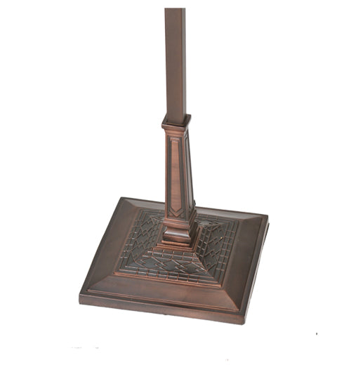 Meyda Tiffany Pinecone Mission Floor Lamp