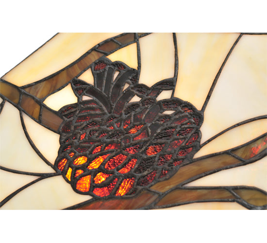 Meyda Tiffany Pinecone Mission Floor Lamp