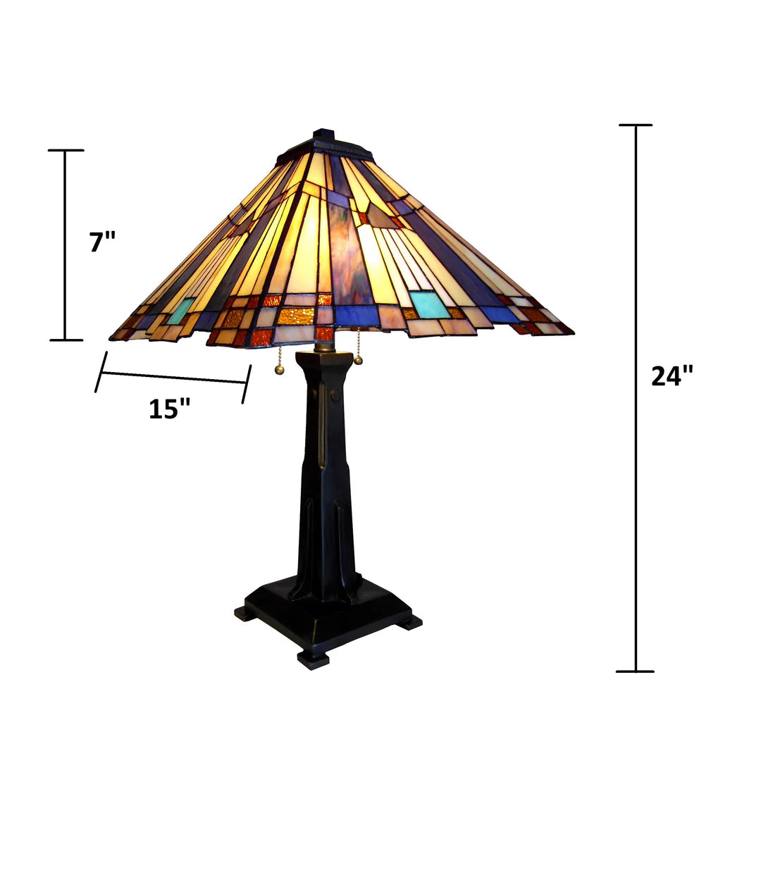 Chloe Flare Tiffany Table Lamp
