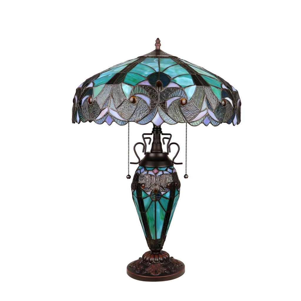 Chloe Seaside Victorian Double-Lit Table Lamp