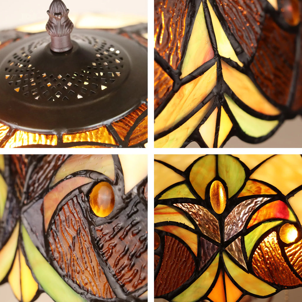 Chloe Velvety Iris Double-Lit Table Lamp