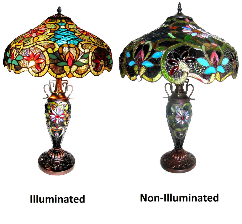 Chloe Leslie Double-Lit Table Lamp