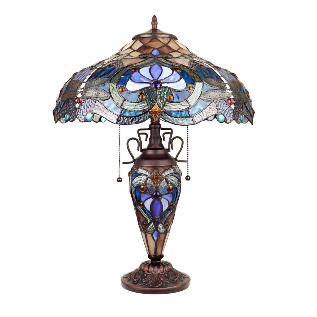 Chloe Lydia 3-Light Victorian Table Lamp