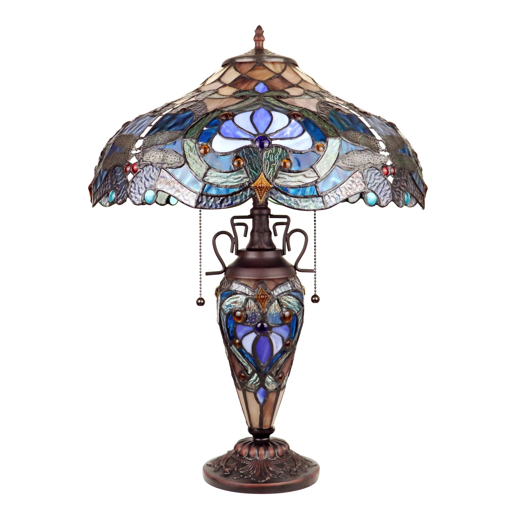 Chloe Lydia 3-Light Victorian Table Lamp