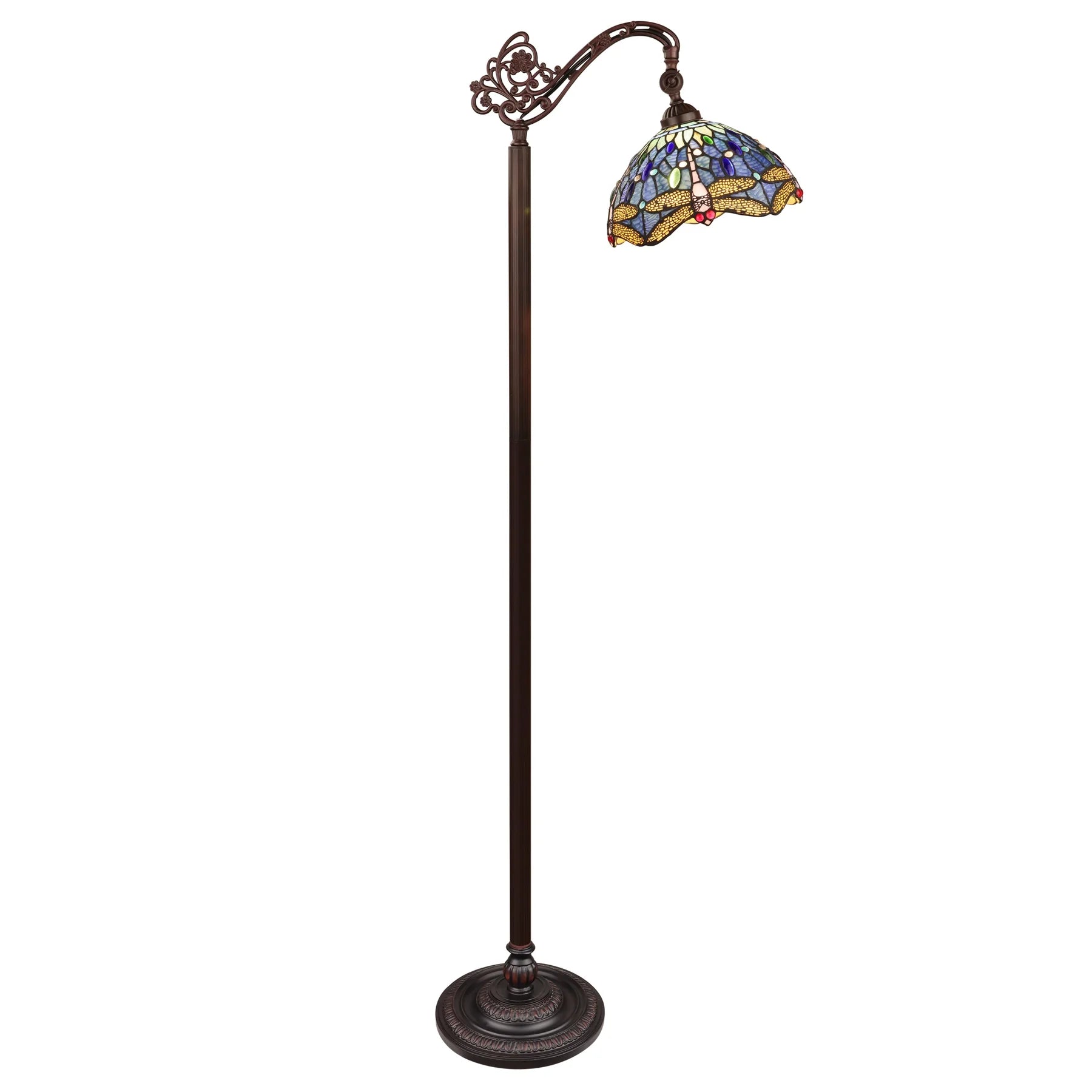 Dragonflies: Chloe Sunniva Dragonfly-Style Floor Lamp