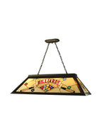 Dale Tiffany Billiards Pool Table Tiffany Island Hanging Fixture - Stained Glass Billiards Pool Table Tiffany Island Hanging Fixture