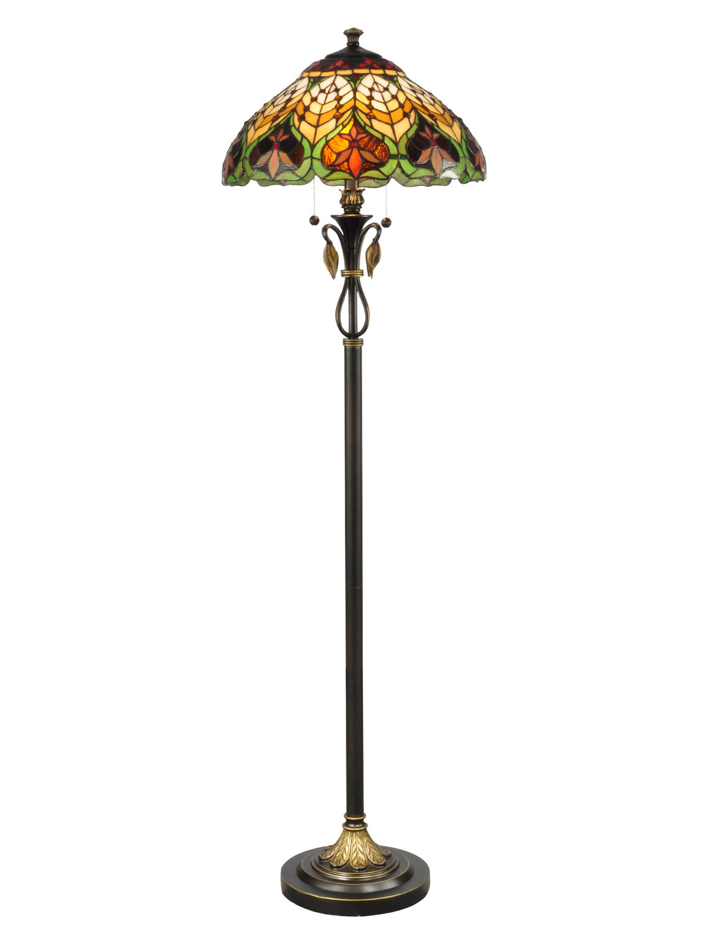 Dale Tiffany Sir Henry Tiffany Floor Lamp - Stained Glass Sir Henry Tiffany Floor Lamp
