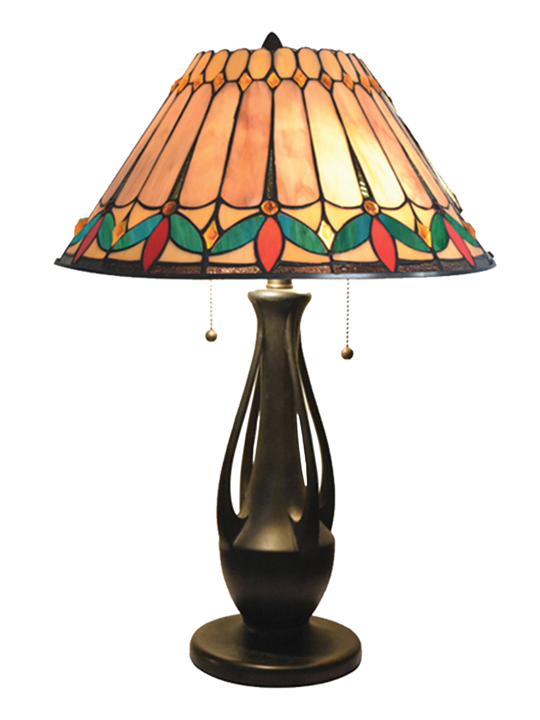 Dale Tiffany Jardin Tiffany Table Lamp - Stained Glass Jardin Tiffany Table Lamp
