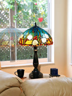 Dale Tiffany Coral Sea Tiffany Table Lamp - Stained Glass Coral Sea Tiffany Table Lamp Room Setting