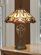 Dale Tiffany Marshall Tiffany Table Lamp - Stained Glass Marshall Tiffany Table Lamp Room Setting