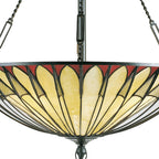 Quoizel Alhambre Inverted Pendant - Stained Glass Alhambre Inverted Pendant Shade Closeup