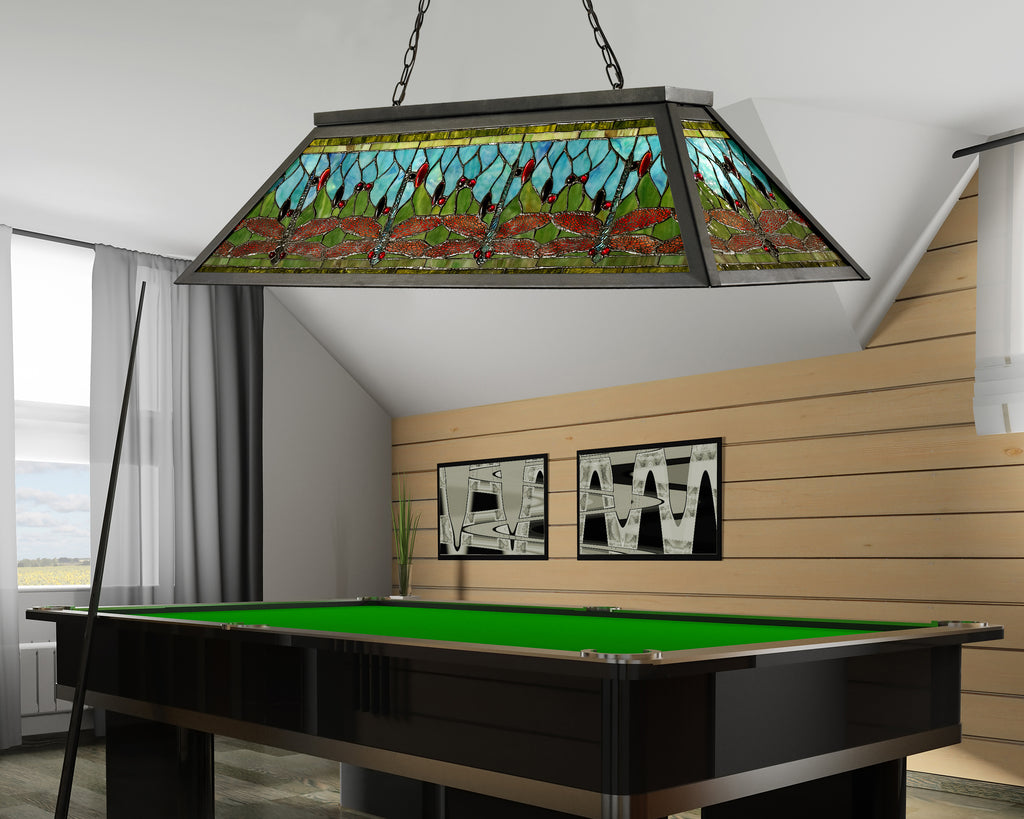 Dale Tiffany Glade Pool Table Island Light