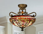 Dale Tiffany Baroque Semi-Flush Mount