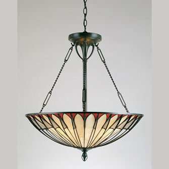 Quoizel Alhambre Inverted Pendant - Stained Glass Alhambre Inverted Pendant