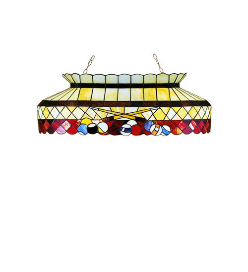 Meyda Tiffany Burgundy 32" Billiards Lamp