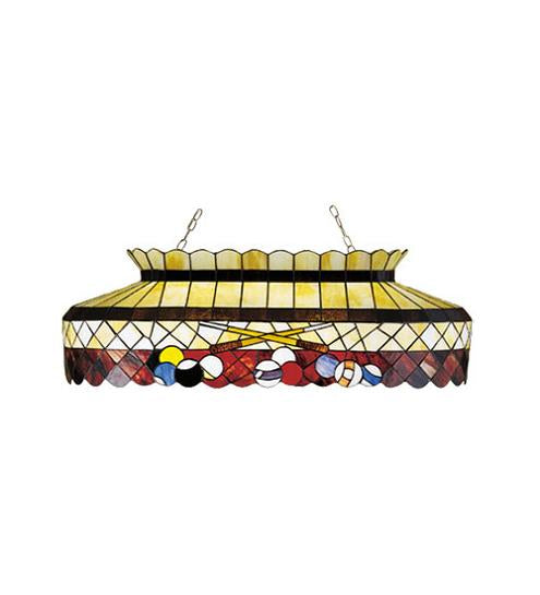 Meyda Tiffany Burgundy 40" Billiards Lamp