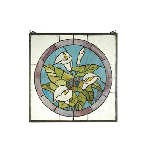 Meyda Tiffany Calla Lily Stained Glass Window
