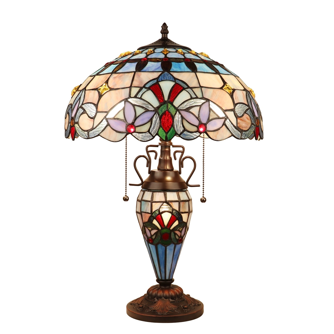 Chloe Grenville Double Lit Table Lamp