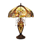 Chloe Liaison Bronze Double-Lit Table Lamp