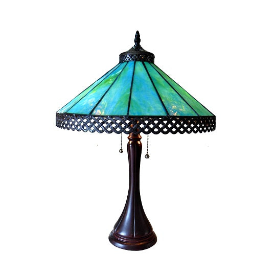 Chloe Mila Turquoise Table Lamp