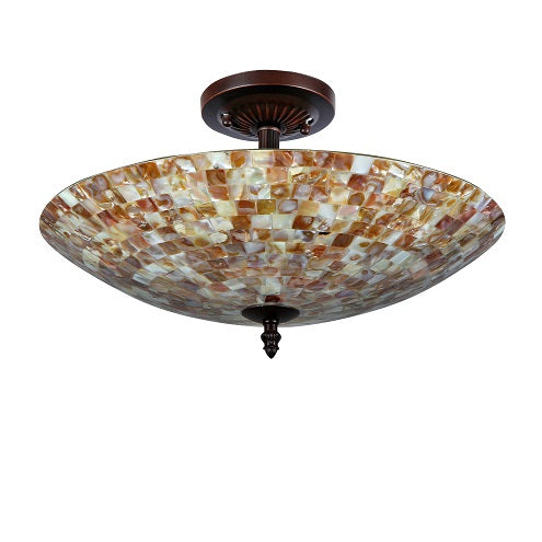 Chloe Shelley Semi-Flush Ceiling Fixture