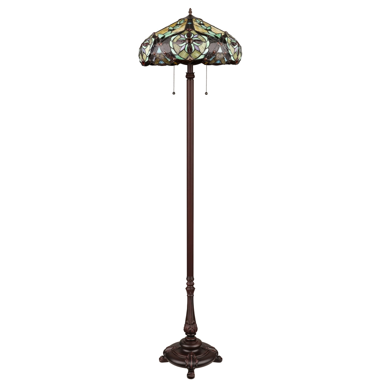 Chloe Cora Victorian 2-Light Floor Lamp