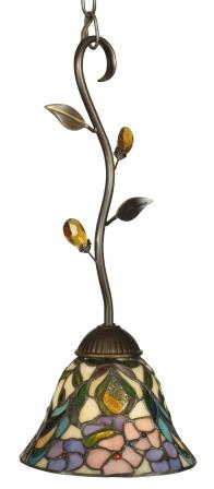 Dale Tiffany Crystal Peony Mini Pendant