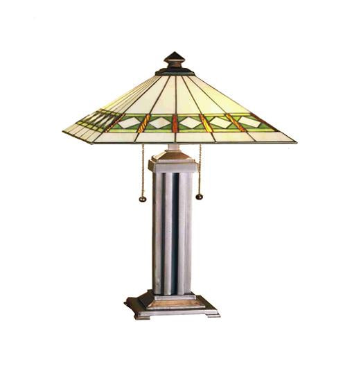 Meyda Tiffany Diamond Mission Table Lamp
