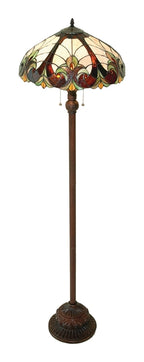 Chloe Golden Iris Victorian Floor Lamp