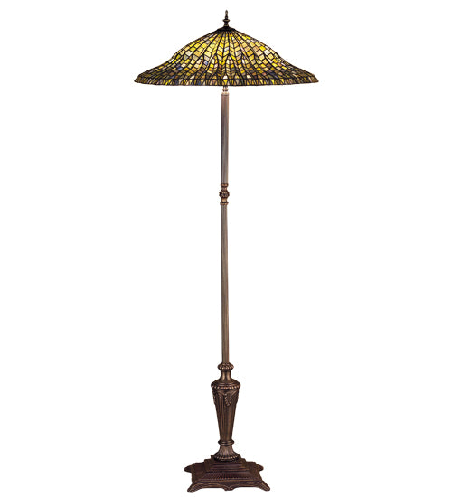 Meyda Tiffany Lotus Leaf Floor Lamp