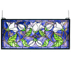 Meyda Tiffany Magnolia Stained Glass Window - Stained Glass Magnolia Stained Glass Window