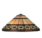 Meyda Tiffany Ilona Table Lamp - Stained Glass Ilona Table Lamp Shade