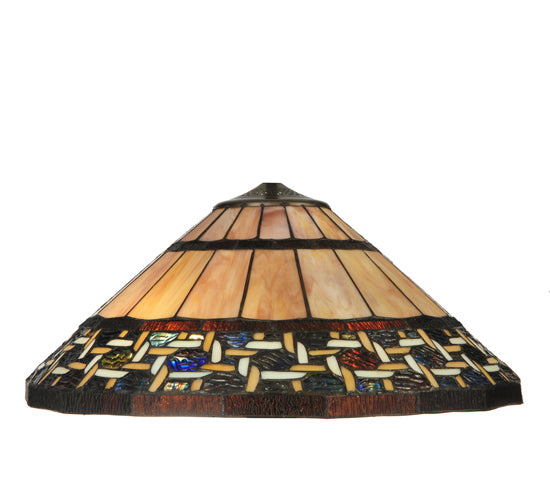 Meyda Tiffany Ilona Table Lamp - Stained Glass Ilona Table Lamp Shade