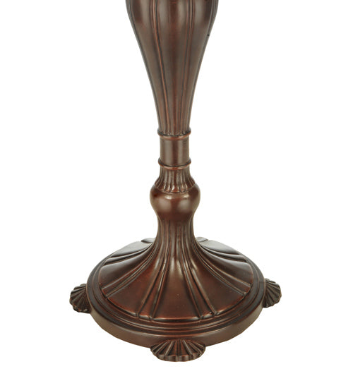 Meyda Tiffany Ilona Table Lamp - Stained Glass Ilona Table Lamp Base Closeup