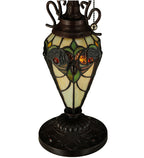Meyda Tiffany Sebastian Table Lamp - Stained Glass Sebastian Table Lamp Base Closeup