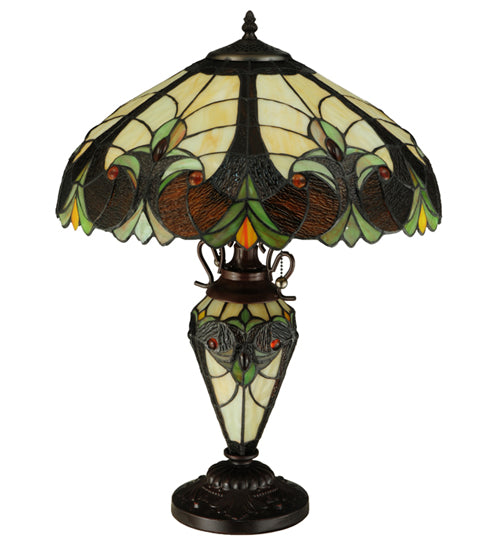 Meyda Tiffany Sebastian Table Lamp - Stained Glass Sebastian Table Lamp Turned Off